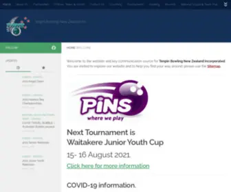 TBNZ.co.nz(Tenpin Bowling New Zealand Incorporated) Screenshot