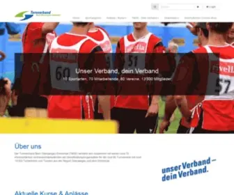 Tboe.ch(Turnverband Bern Oberaargau) Screenshot