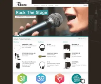 Tbone-Mics.com(Home ) Screenshot