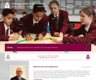 Tbowa.org(The Bishop of Winchester Academy) Screenshot