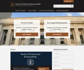 TBPR.org(Board of Professional Responsibility) Screenshot