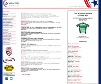 Tbra.org(Tennessee Bicycle Racing Association) Screenshot