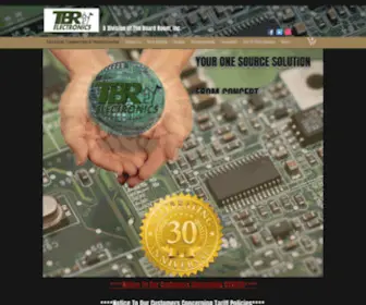 Tbrelectronics.com(TBR Electronics) Screenshot