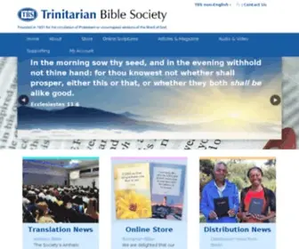 TBsbibles.org(Trinitarian Bible Society) Screenshot
