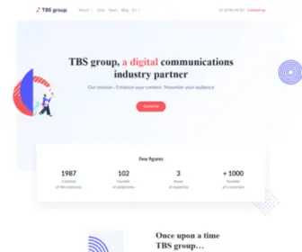 TBSgroup-Europe.com(TBS group expert en data) Screenshot