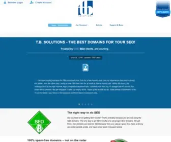 Tbsolutions.info(The best domains for your SEO) Screenshot