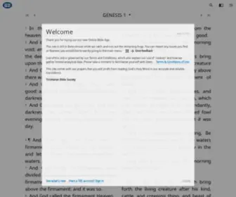Tbsonlinebible.com(TBS Online Bible) Screenshot