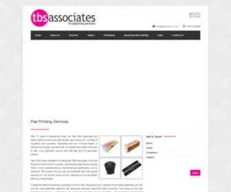 TBspadprint.com(Pad Printing Services In Leicestershire) Screenshot