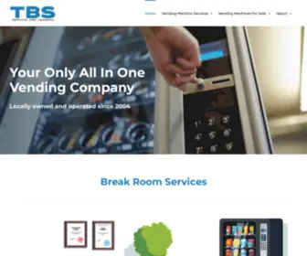 TBsvending.com(Vending Machine Services) Screenshot