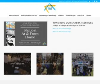 Tbtoc.org(Temple beth tikvah) Screenshot