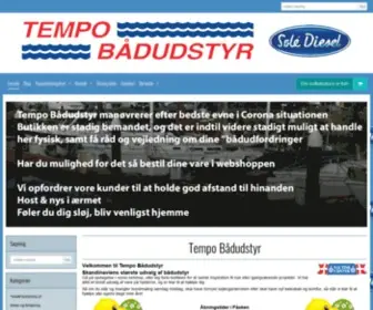 Tbu.dk(Tempo Bådudstyr Skandinaviens største udvalg af bådudstyr. Gå på opdagelse i vores netshop) Screenshot