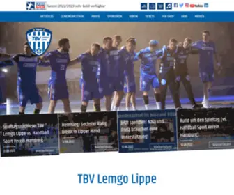 TBV-LemGo-Lippe.de(Willkommen beim TBV) Screenshot