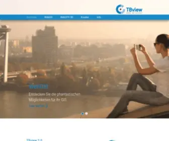 Tbview.de(TBview, WebGIS und WebCITY neu definiert) Screenshot