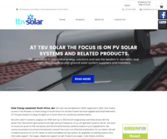 TBvsolar.co.za(Suppliers and Installers off solar systems in South Africa since 2019) Screenshot