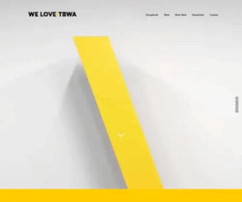 Tbwa.at(WE LOVE\TBWA) Screenshot