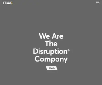 Tbwa.com.na(TBWA is The Disruption® Company) Screenshot