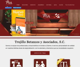 Tbya.com.mx(Trujillo Betanzos y Asociados) Screenshot