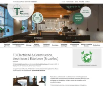 TC-Electricite.be(Electricien Bruxelles) Screenshot