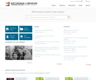 TC-Library.org(Teachers College Columbia University) Screenshot