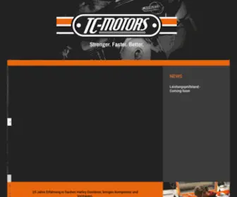 TC-Motors.ch(TC-Motors Meisterbetrieb für Harley Davidson) Screenshot