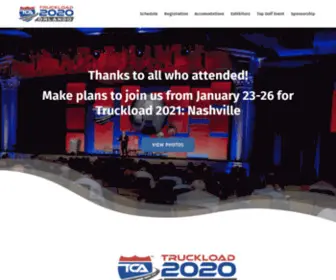 Tca2020.com(Truckload 2020 Orlando) Screenshot