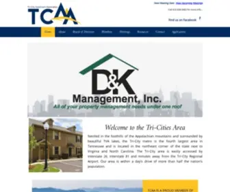 Tcaatn.com(Tri-City Apartment Association) Screenshot