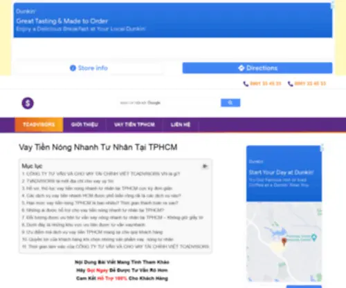Tcadvisors.vn(Vay) Screenshot