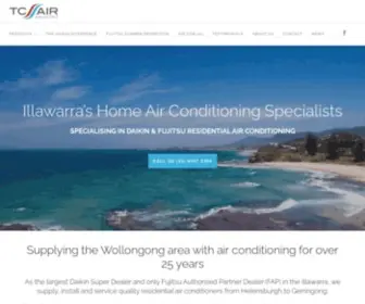 Tcair.com.au(Air Conditioning Installation & Repairs) Screenshot