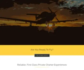 Tcaircharter.com(Private Plane Charter) Screenshot