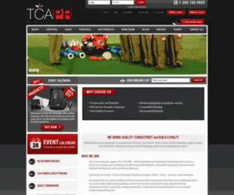 Tcapr.com(About Washington DC Public Relations and Marketing Communications Company) Screenshot