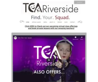 Tcariverside.com(Children's theater) Screenshot