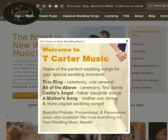 Tcartermusic.com(Wedding Songs) Screenshot