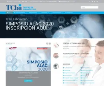 Tcba.com.ar(TCba Centro de Diagnostico) Screenshot