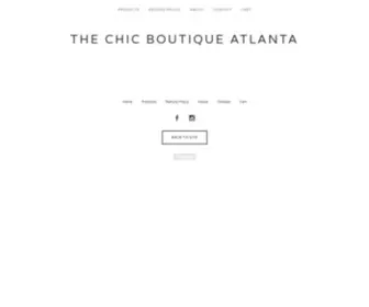 Tcbatl.com(The Chic Boutique Atlanta) Screenshot