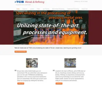 Tcbinter.com(TCB Metals and Refining) Screenshot