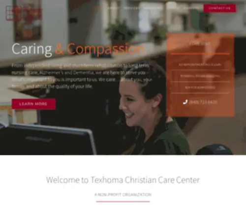 TCCC.com(Compassionate, Caring, High Quality Nursing Services) Screenshot