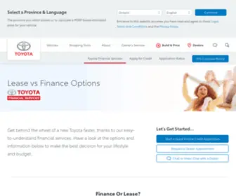 Tcci.ca(Lease vs Finance) Screenshot