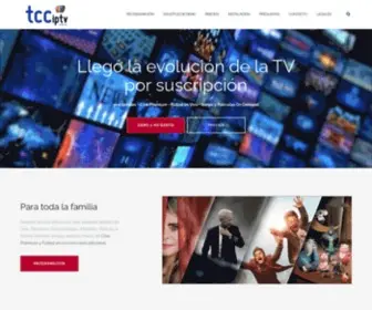 Tcciptv.com(TV por Internet) Screenshot