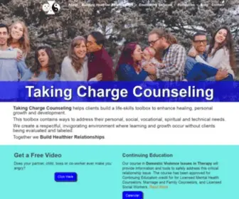 Tccounseling.org(Taking Charge Counseling) Screenshot