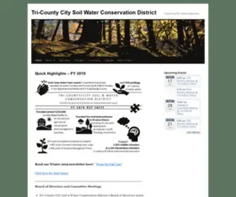 TCCSWCD.org(Tri-County City Soil Water Conservation District) Screenshot