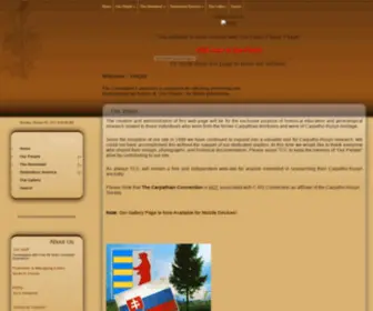 TCcweb.org(The Carpathian Connection) Screenshot