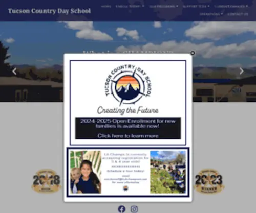 TCDcharterschool.com(Tucson Country Day School) Screenshot