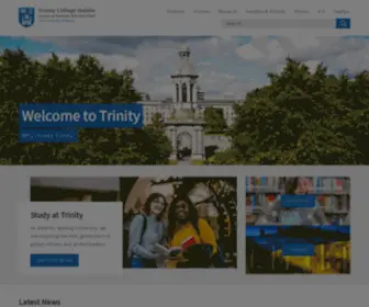 TCD.ie(Trinity College Dublin) Screenshot