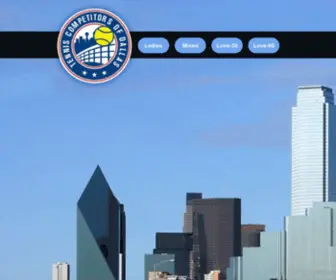 TCDtennis.org(Tennis Competitors of Dallas) Screenshot