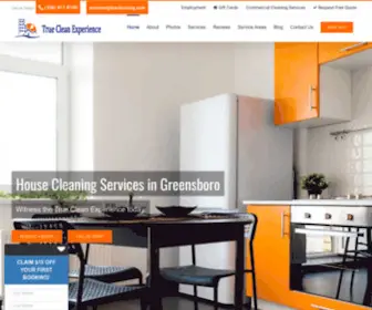 Tcecleaning.com(True Clean Experience) Screenshot