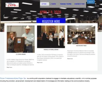 Tcei-Expo.com(Texas Communications Expo Inc) Screenshot