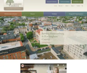 TCFHR.org(The Community Foundation of Harrisonburg) Screenshot