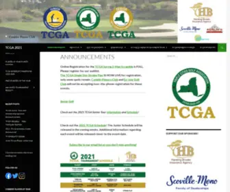 Tcgagolf.com(TCGA 2021) Screenshot