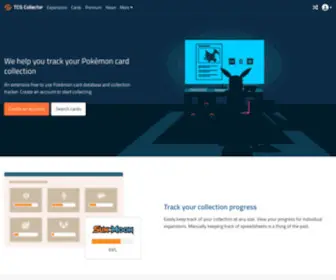 TCgcollector.com(TCG Collector) Screenshot