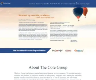 TCGHL.com(The Core Group) Screenshot